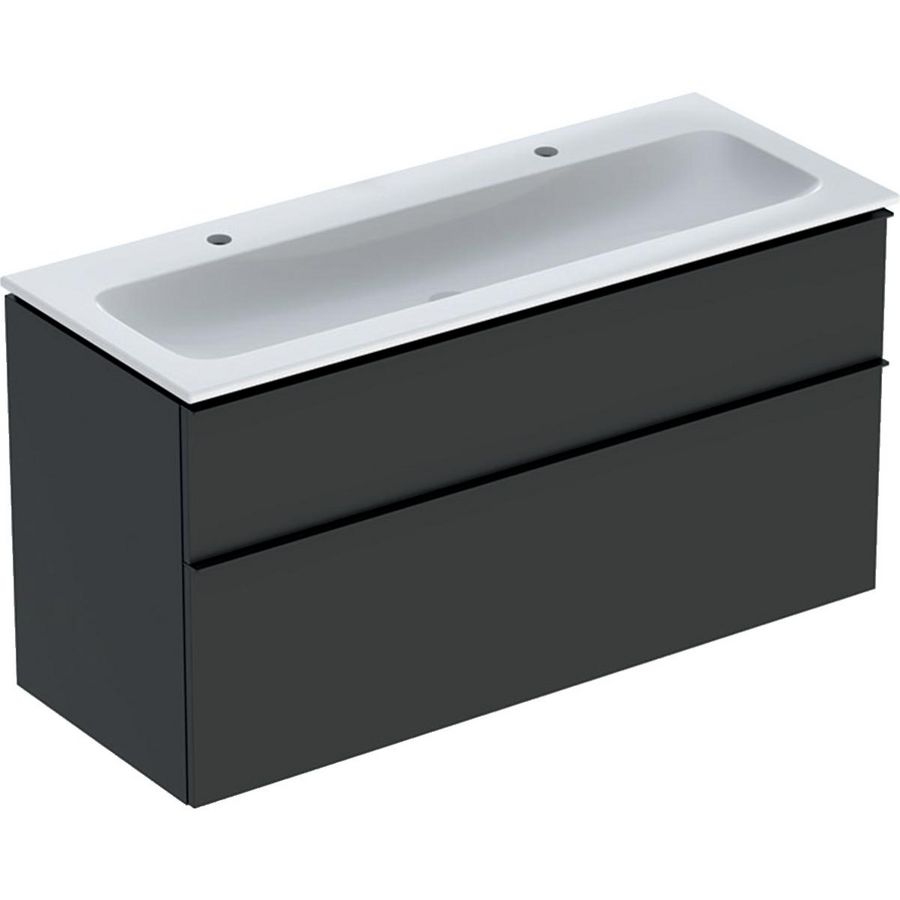 iCon set slim rim wt 120 met onderkast 2 laden lava mat