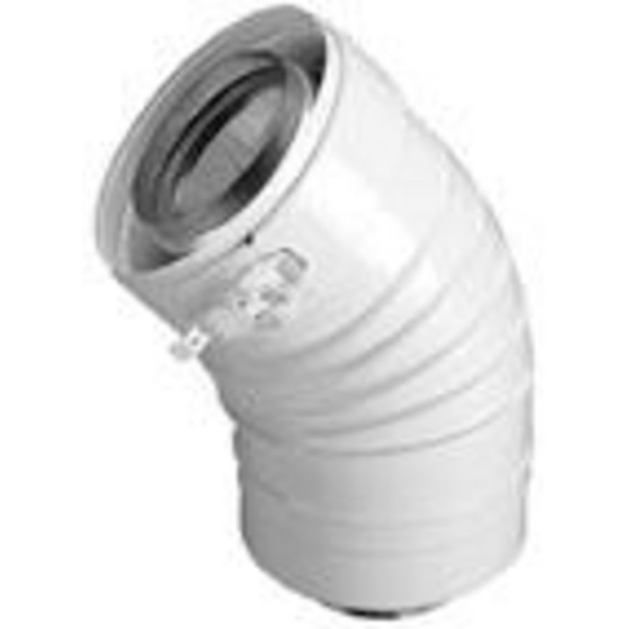 TwinSafe+ Bocht AL 100/150 concentrisch 45° VVE=3
