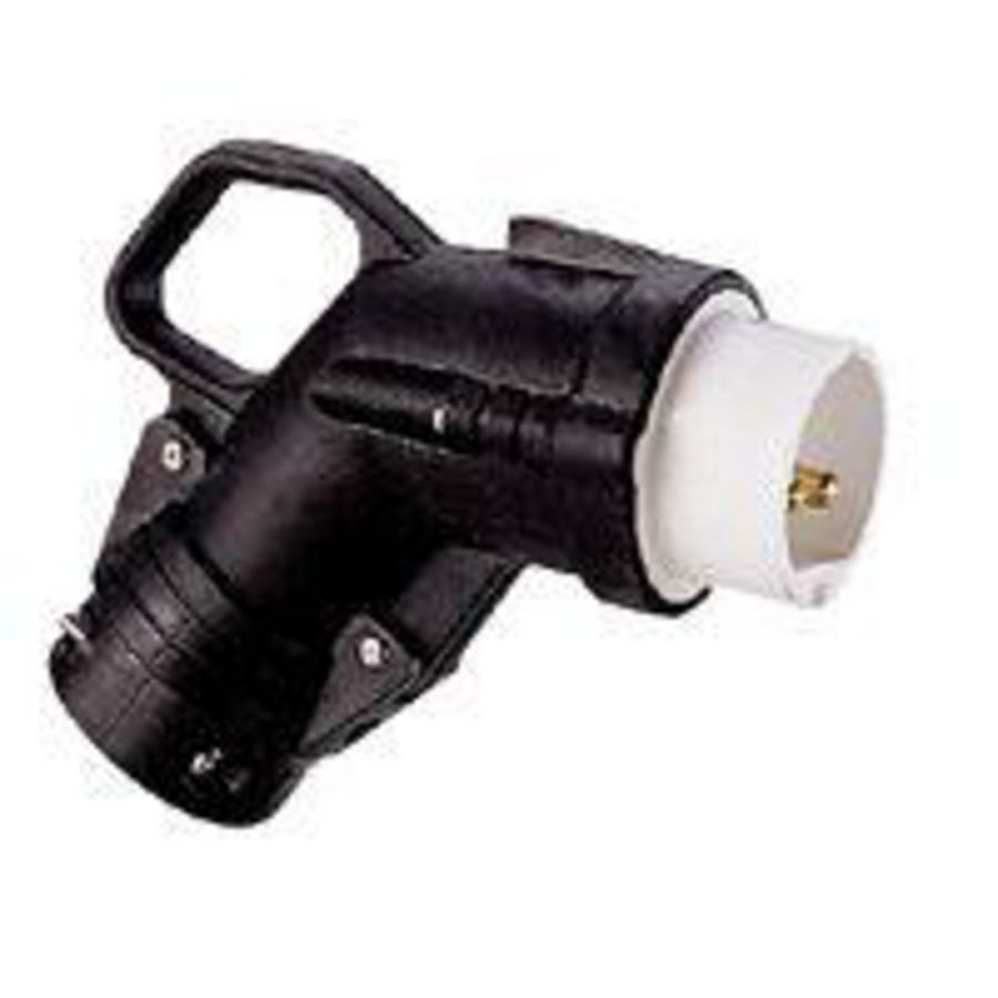 Hoek contactstop 24VDC 16A 2-polig IP44 rubber Hypra
