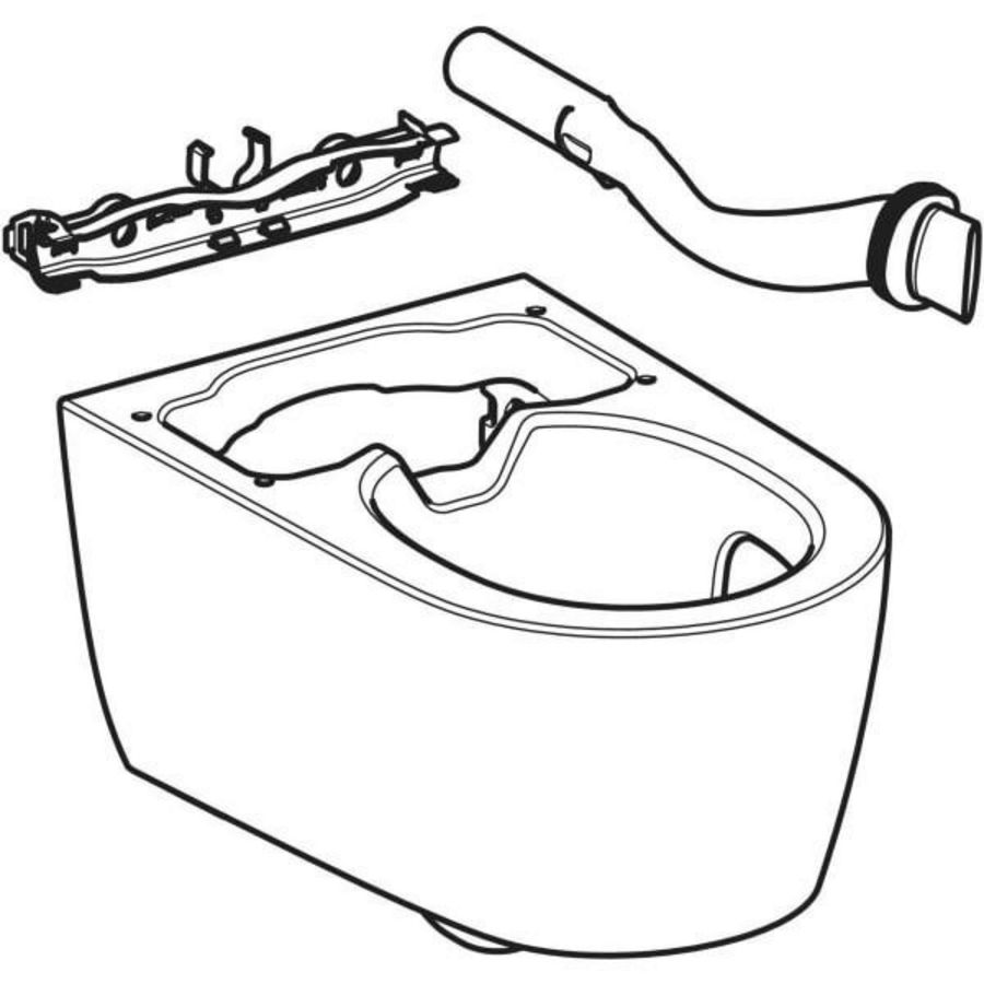 Hang-wc voor Geberit AquaClean Sela Alpien wit