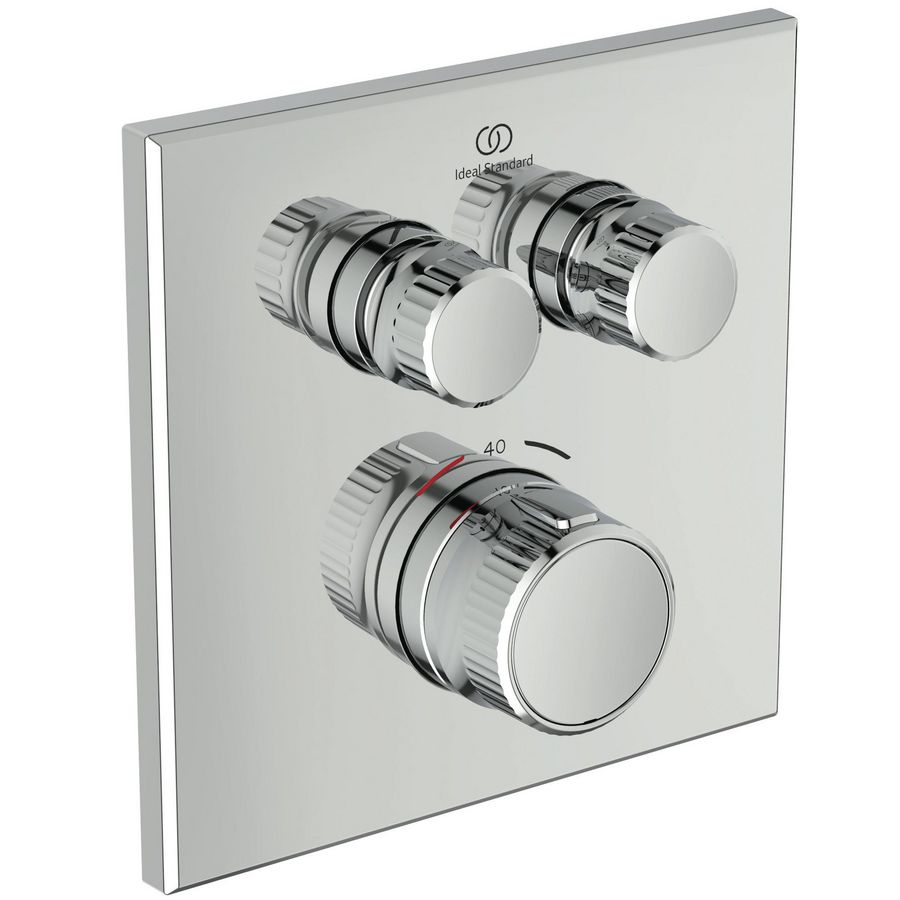 navigo douchetherm 2 functies vierkant opb.deel chroom A7302AA