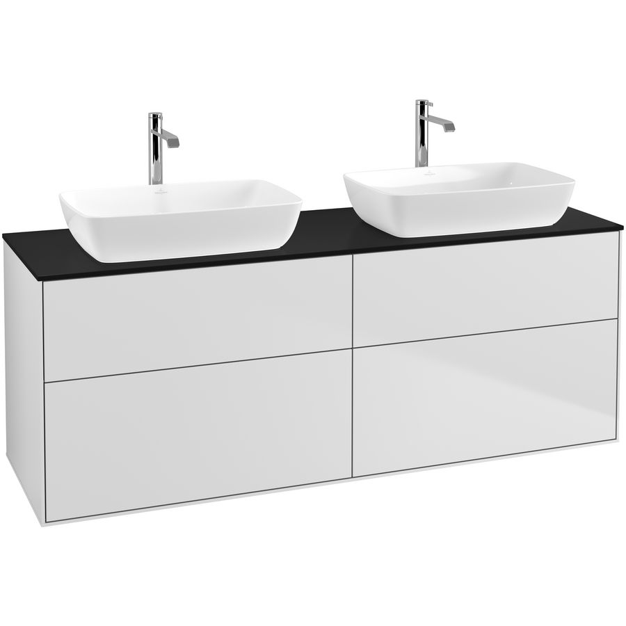 Wastafelonderkast Finion 1600x603x501mm White Matt Lacquer G84200MT