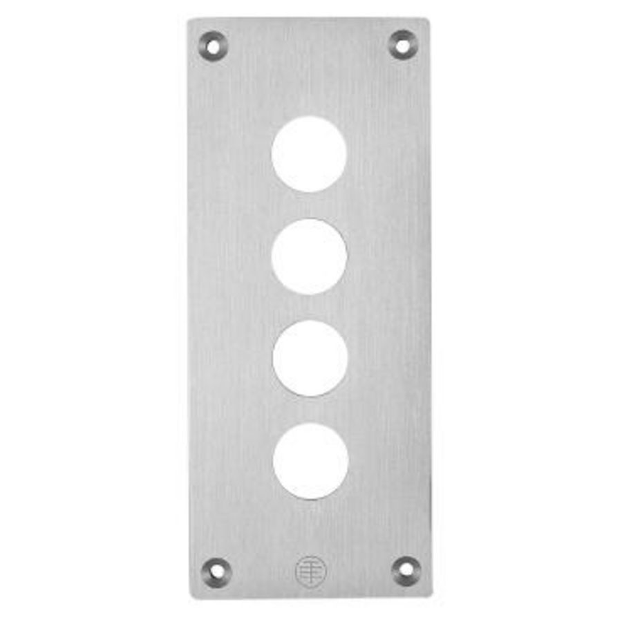 Afdekplaat gaten 4 horizontale gaten Metaal Harmony XAP-E