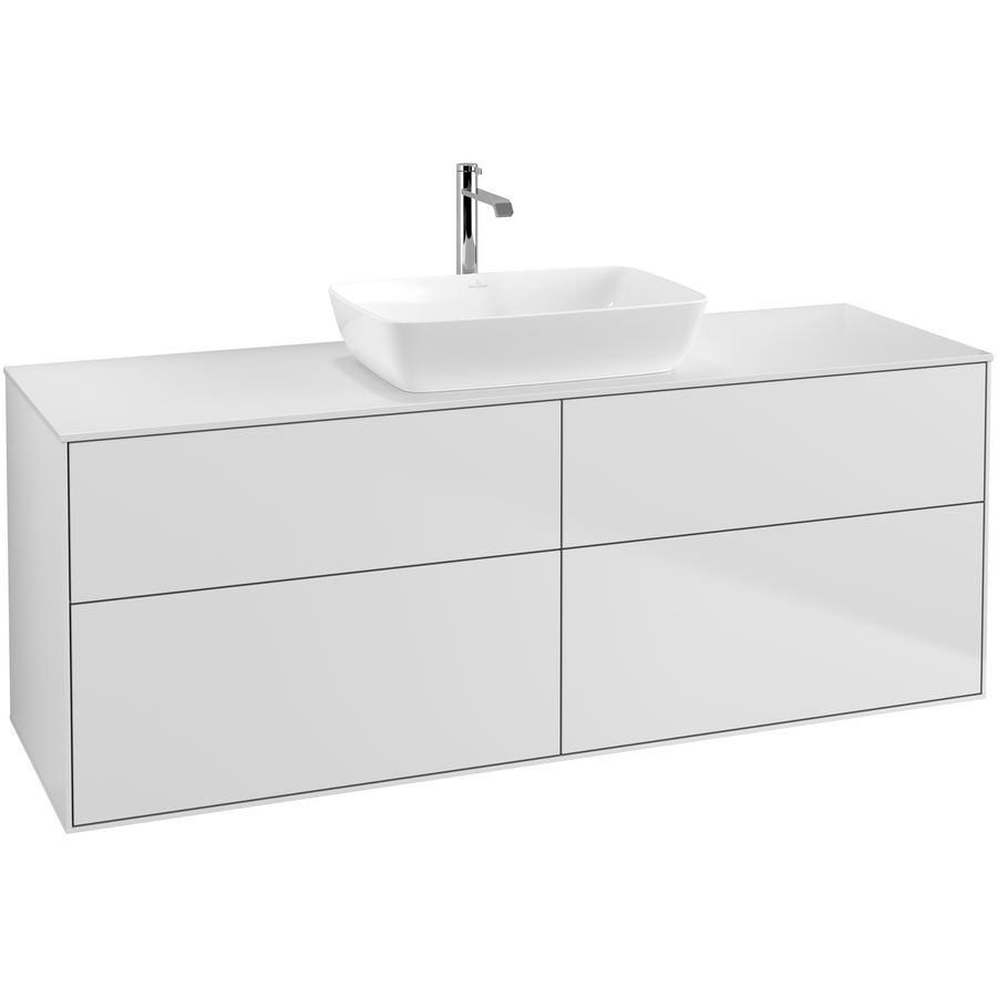 Wastafelonderkast Finion 1600x603x501mm White Matt Lacquer G85100MT