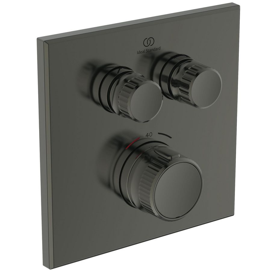 navigo douchetherm 2 functies vierkant opb.d magnetic grey (grijs) A7302
