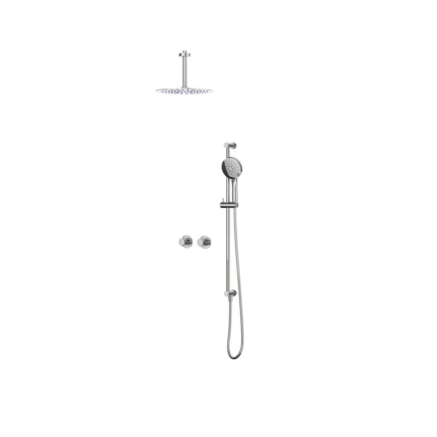 Afbouwdeel regendouche IVY combiset Nexus 3 inbouwthermostaat chroom CSN3EXCRBCBB excl. inbouwbox