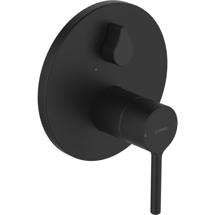 Afwerkset bad -en douchekraan, Afbouwset:Eengreeps, brass