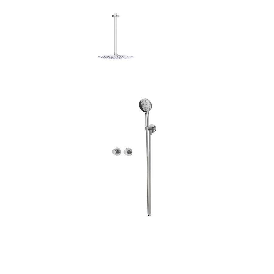 Afbouwdeel regendouche IVY combiset Nexus 3 inbouwthermostaat chroom CSN3EXCRBCCA excl. inbouwbox