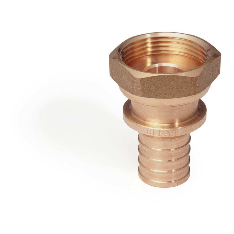 2-del. koppeling RAUTITAN RX+ schuif 16x 3/4"wartel