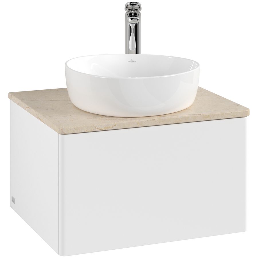Wastafelonderkast Antao 600x360x500mm White Matt Lacquer K29053MT