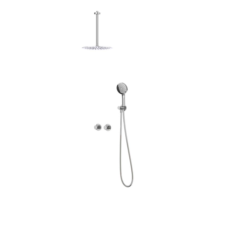 Afbouwdeel regendouche IVY combiset Nexus 3 inbouwthermostaat chroom CSN3EXCRBCCC excl. inbouwbox