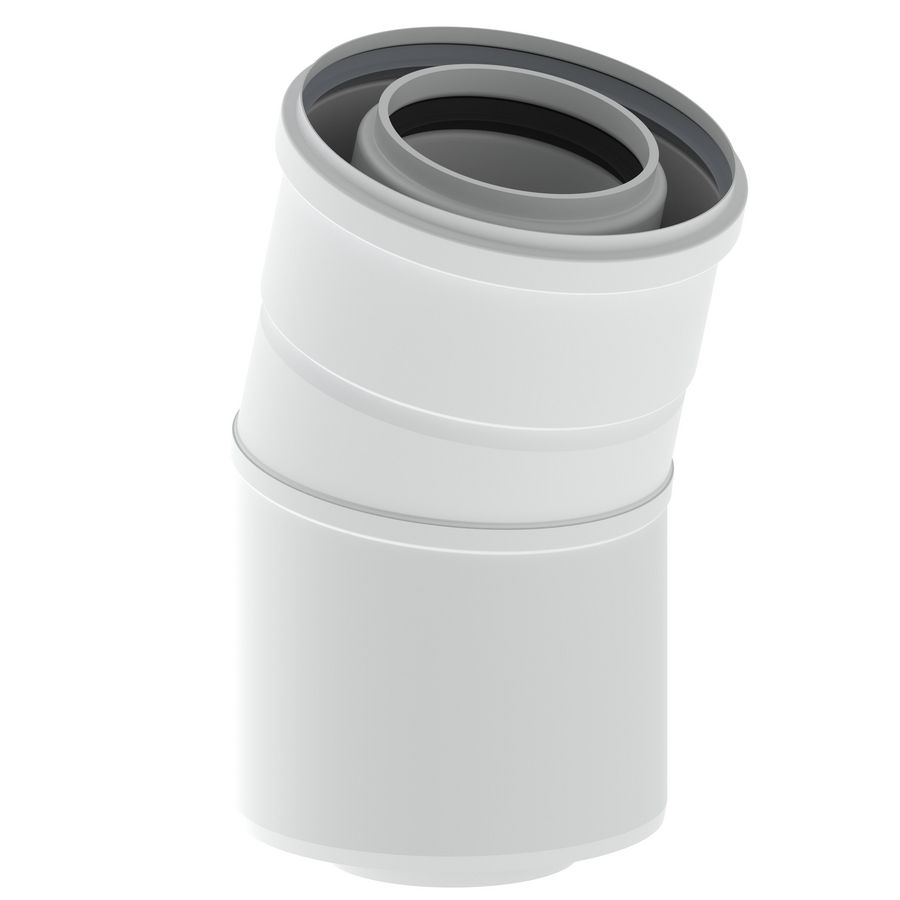 TwinSafe Bocht PP Concentrisch 60/100 15°