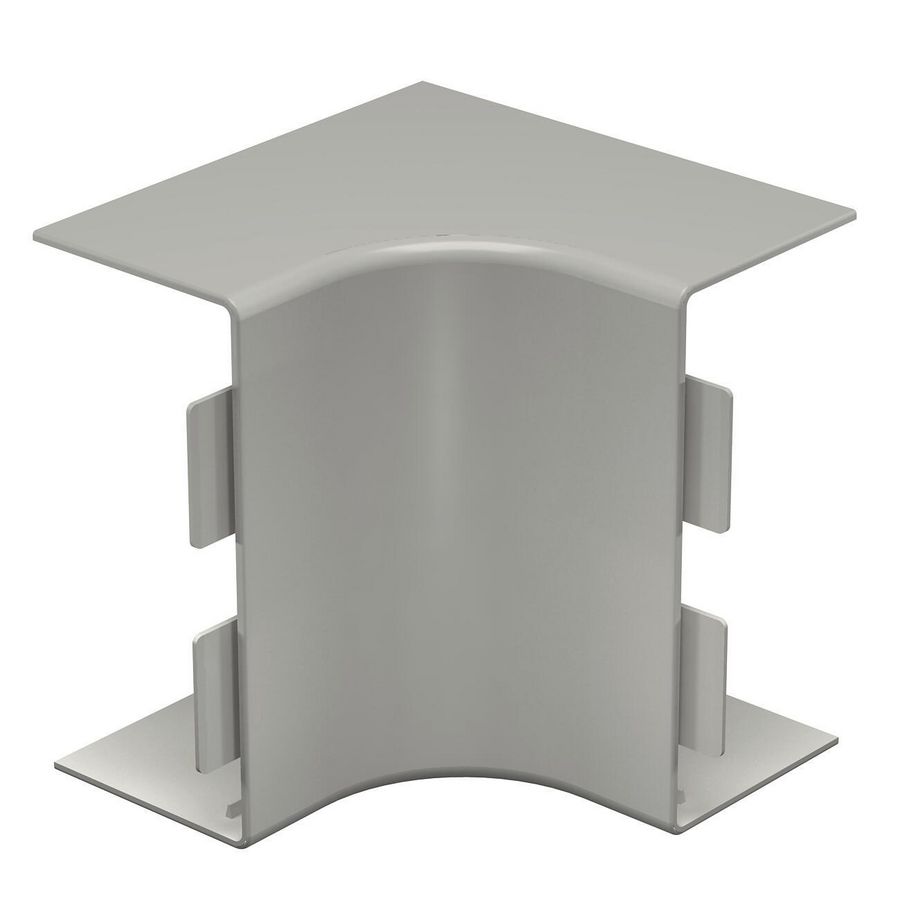 Binnenhoek 60x130mm polyvinylchlorid steengrijs VVE=2