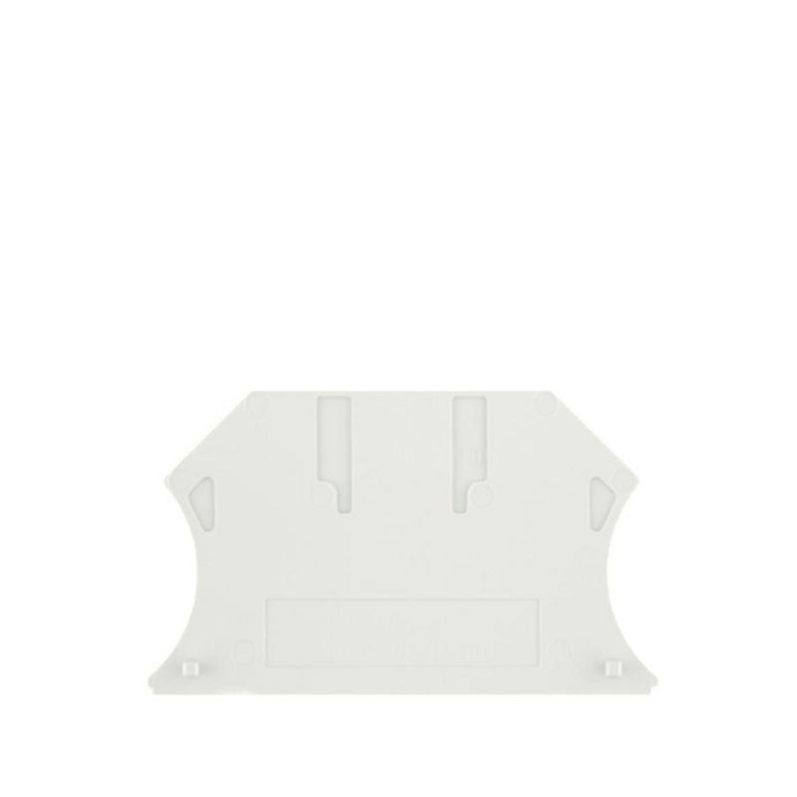 Afsluit- eindplaat grijs h:56mm b:1.5mm V-0 Wemid VVE=50