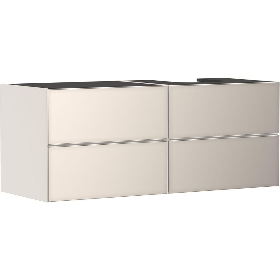 Onderkast Sand Matt beige / front metallic sand beige 1370x550mm 4x la Cons.R Xevolos E 54240790