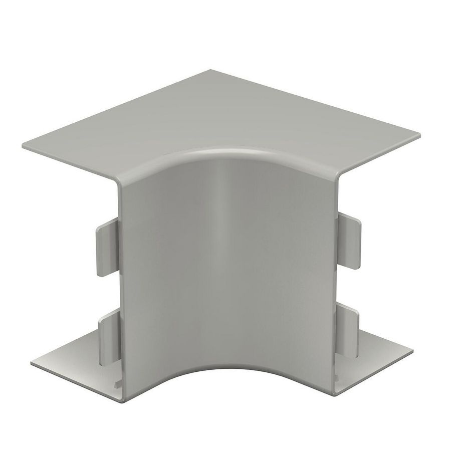 Binnenhoek 60x110mm polyvinylchlorid steengrijs VVE=2