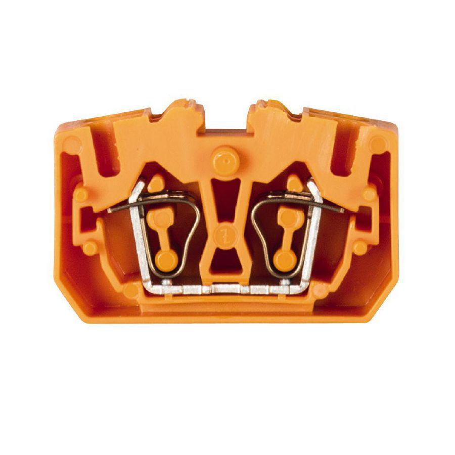 Doorgangsklem WKF2,5/md/f oranje VVE=100