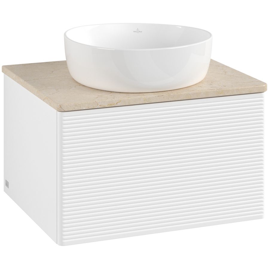 Wastafelonderkast Antao 600x360x500mm White Matt Lacquer K29113MT