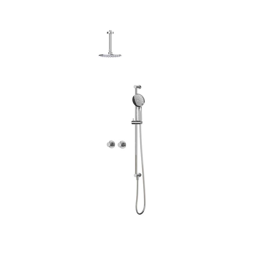 Afbouwdeel regendouche IVY combiset Nexus 3 inbouwthermostaat chroom CSN3EXCRBDBB excl. inbouwbox