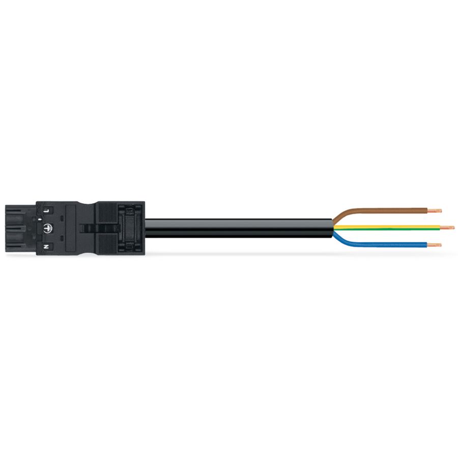 Geconf.aansluitkabel Eca Steker/open einde 771-6993/206-102