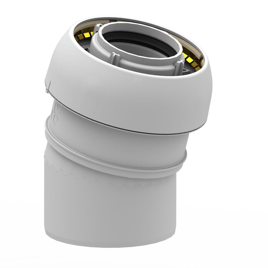 EasySafe Bocht PP Concentrisch 60/100 15°