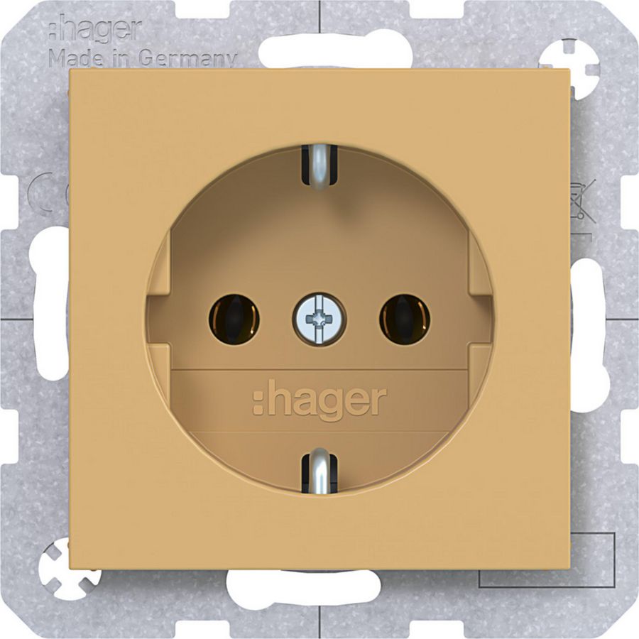 SCHUKO-wandcontactdoos schroef lift klemmen A.x/C.x hazel mat