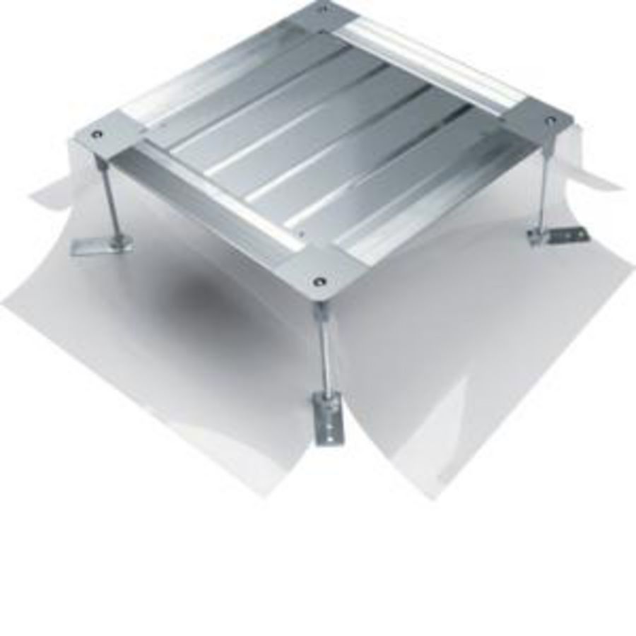 Universele vloerdoos z. bodempl. grootte 3 498x498x215-265mm