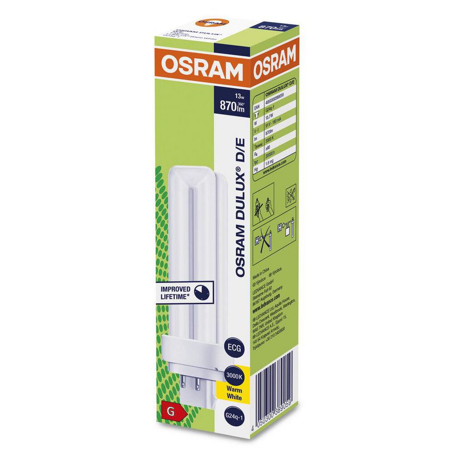 OSRAM DULUX D/E G24q-1 13W 830