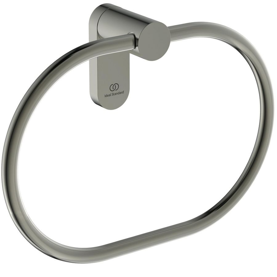 conca handdoekring rond silver storm (rvs look) T4503GN