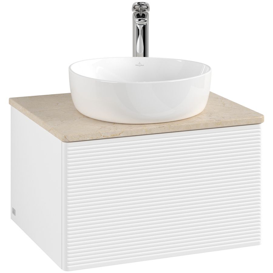 Wastafelonderkast Antao 600x360x500mm White Matt Lacquer K29153MT
