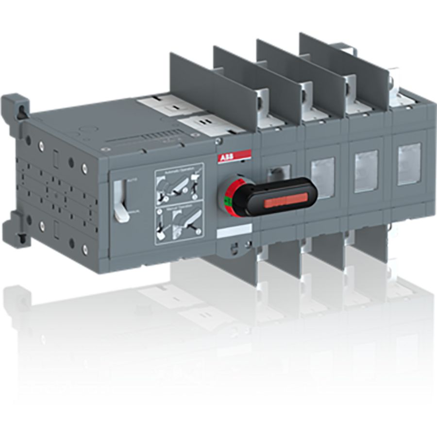 Gemotoriseerde omsch. 250A 4P 24VDC motor brede fase-asfst.