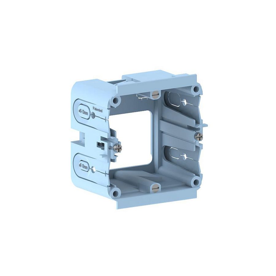 Montagedoos wandgoot GGK BRS GDX/P data Inbouwds 1-v front