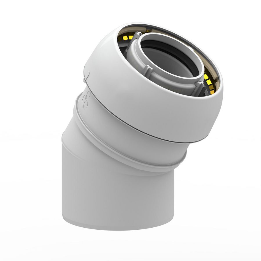EasySafe Bocht PP Concentrisch 60/100 30°
