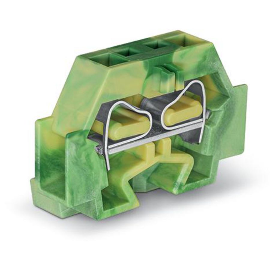 2-draads klem z. drukknop +bev.flens 262-307 VVE=50