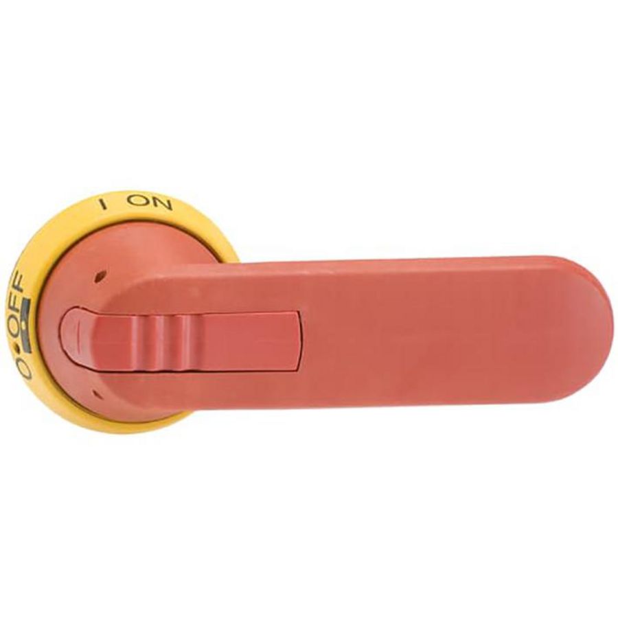 Bedieningsknop handgreep geel/rood ip65 voor I-0-II
