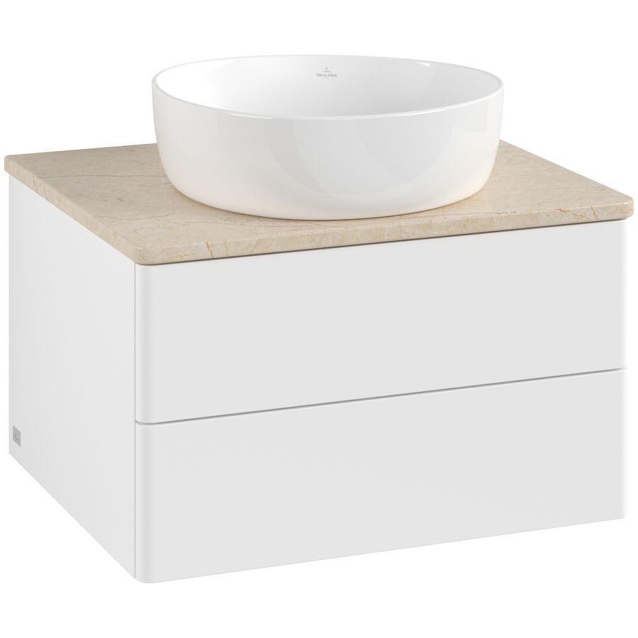 Wastafelonderkast Antao 600x360x500mm White Matt Lacquer L18013MT