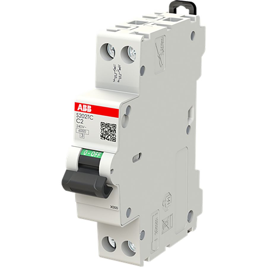 S202TC-C2 Compacte S200C 2P TR 2A Curve C 6kA