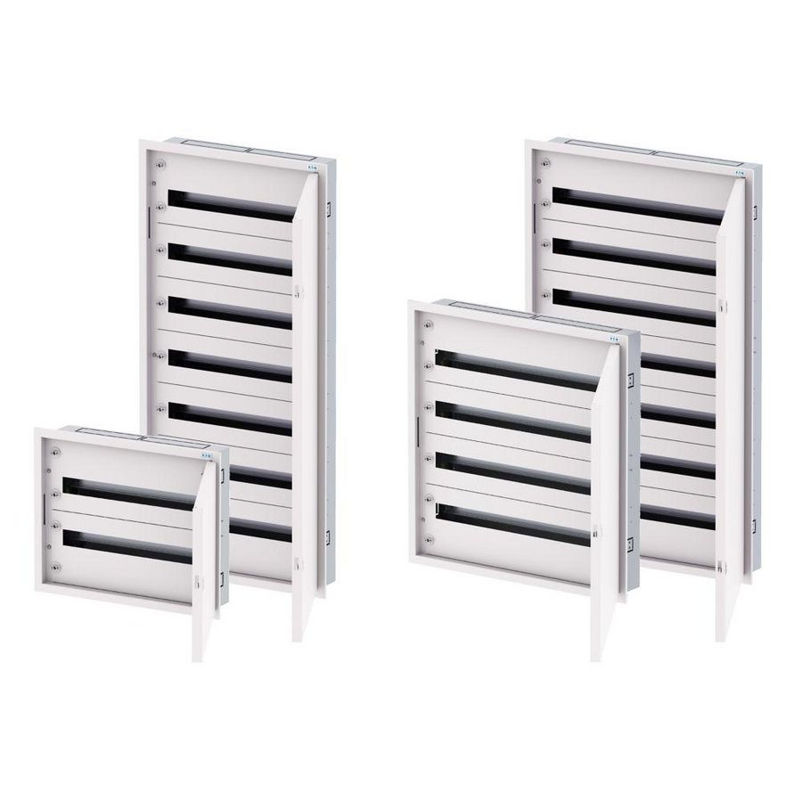 Flensplaat kabelinvoer blind wit