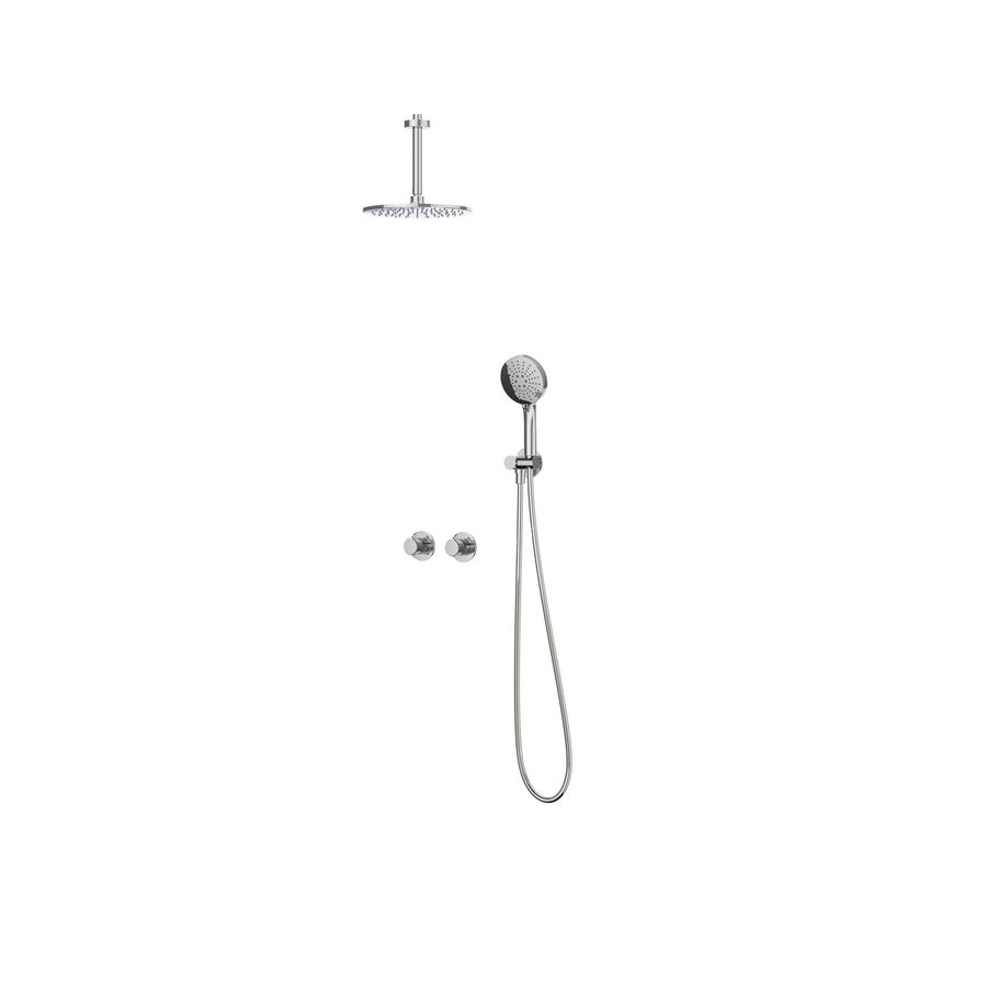 Afbouwdeel regendouche IVY combiset Nexus 3 inbouwthermostaat chroom CSN3EXCRBEBC excl. inbouwbox