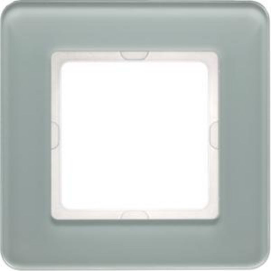 Afdekraam 1-v berker Q.7 Glas polarwit