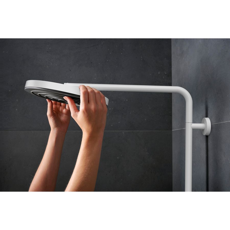 Showerpipe 260 1 straalsoort EcoSmart thermostaat mat wit Pulsify Puro