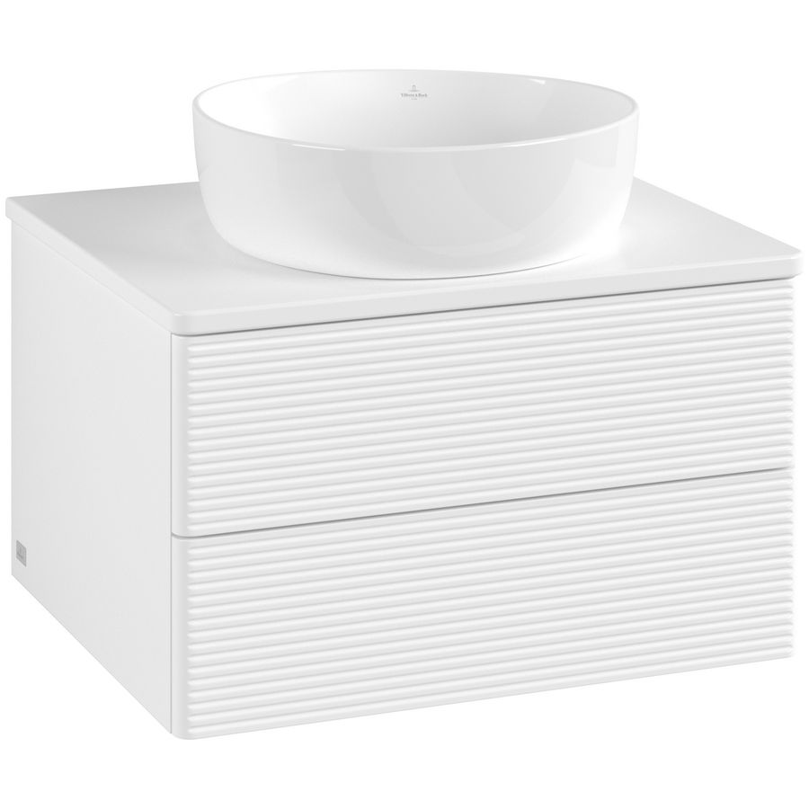 Wastafelonderkast Antao 600x360x500mm White Matt Lacquer L18110MT