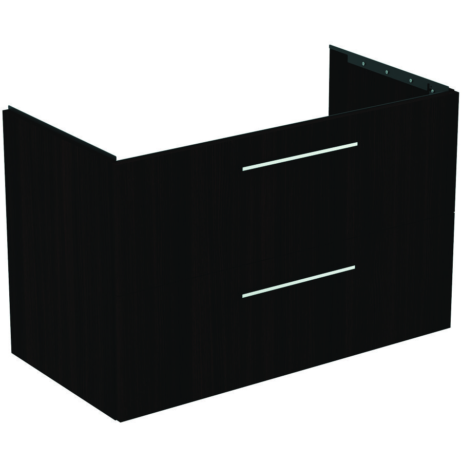 Wastafelmeubel I.LIFE-B 100cm 2x la coffee donker eiken