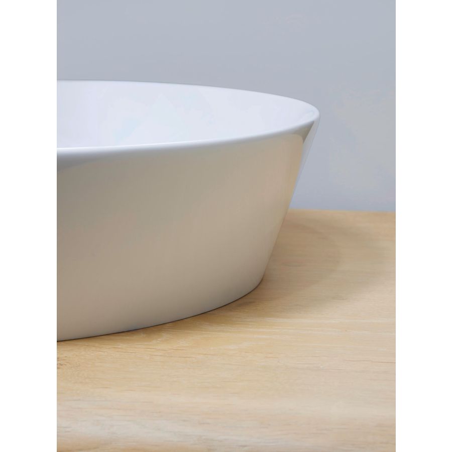 CAPE COD #232848 opzetwastafel 480mm wit zijdemat met kraangat