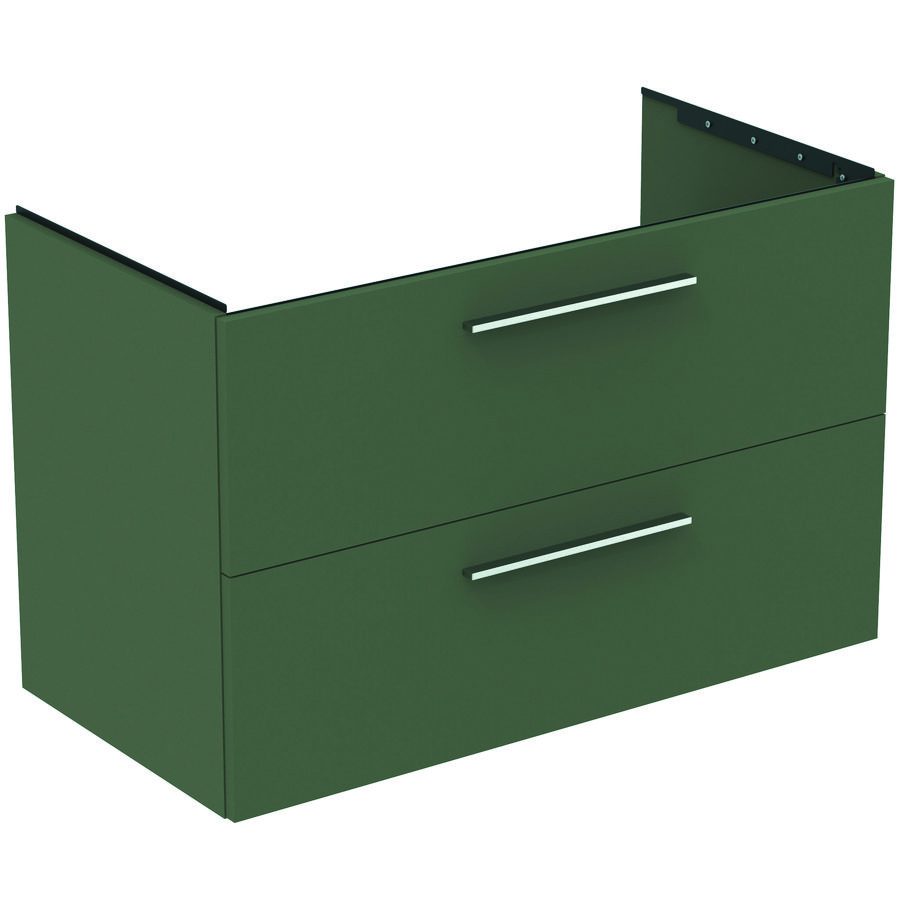 Wastafelmeubel I.LIFE-B 100cm 2x la mat quartz grijs