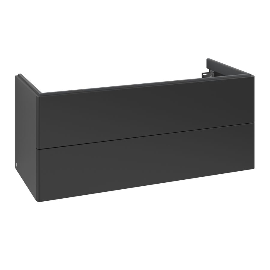 Wastafelonderkast Antao 1188x504x493mm Black Matt Lacquer K06000PD