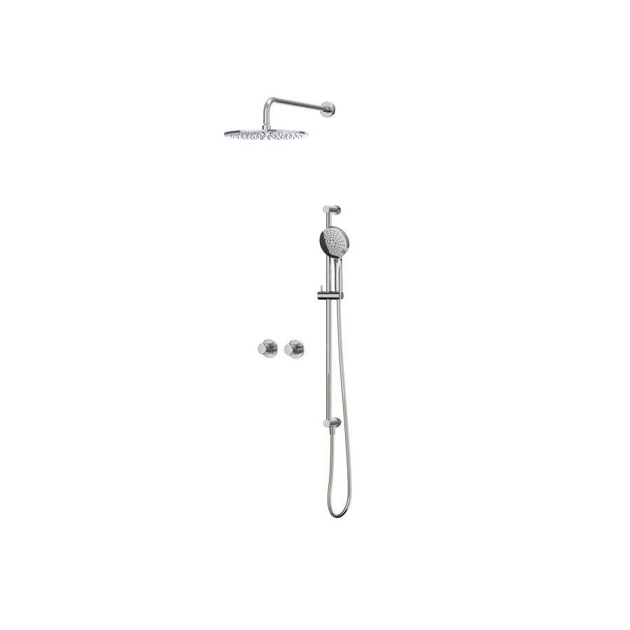 Afbouwdeel regendouche IVY combiset Nexus 3 inbouwthermostaat chroom CSN3EXCRBFAB excl. inbouwbox