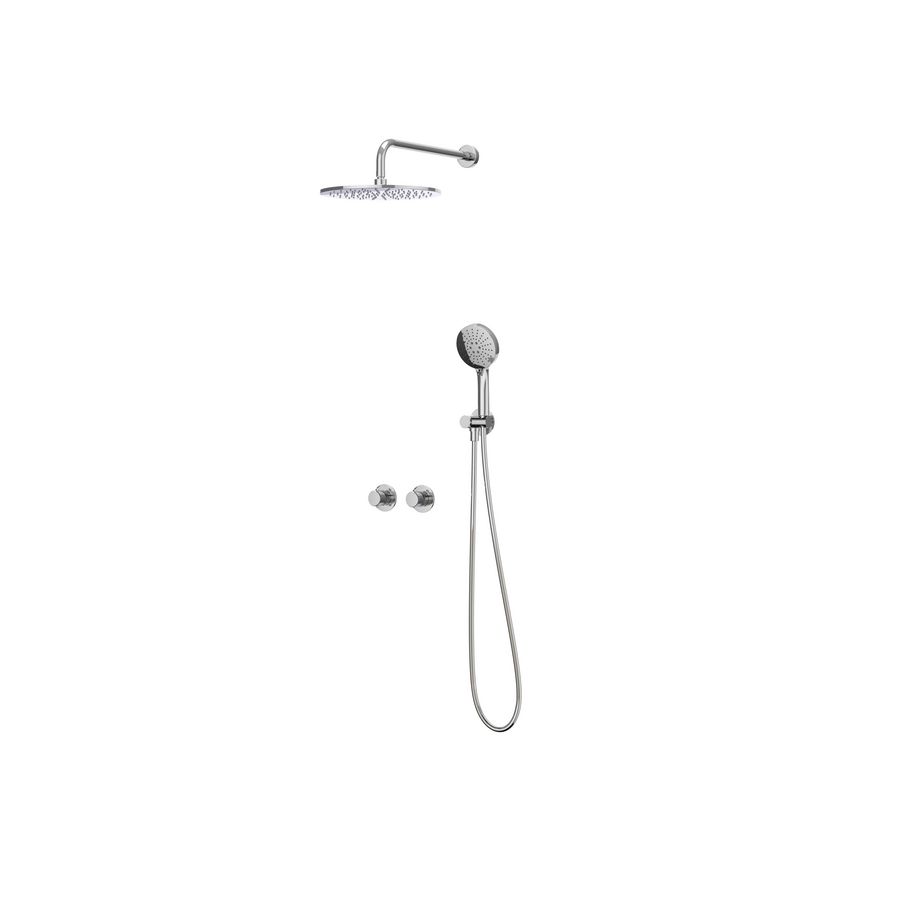 Afbouwdeel regendouche IVY combiset Nexus 3 inbouwthermostaat chroom CSN3EXCRBFAC excl. inbouwbox