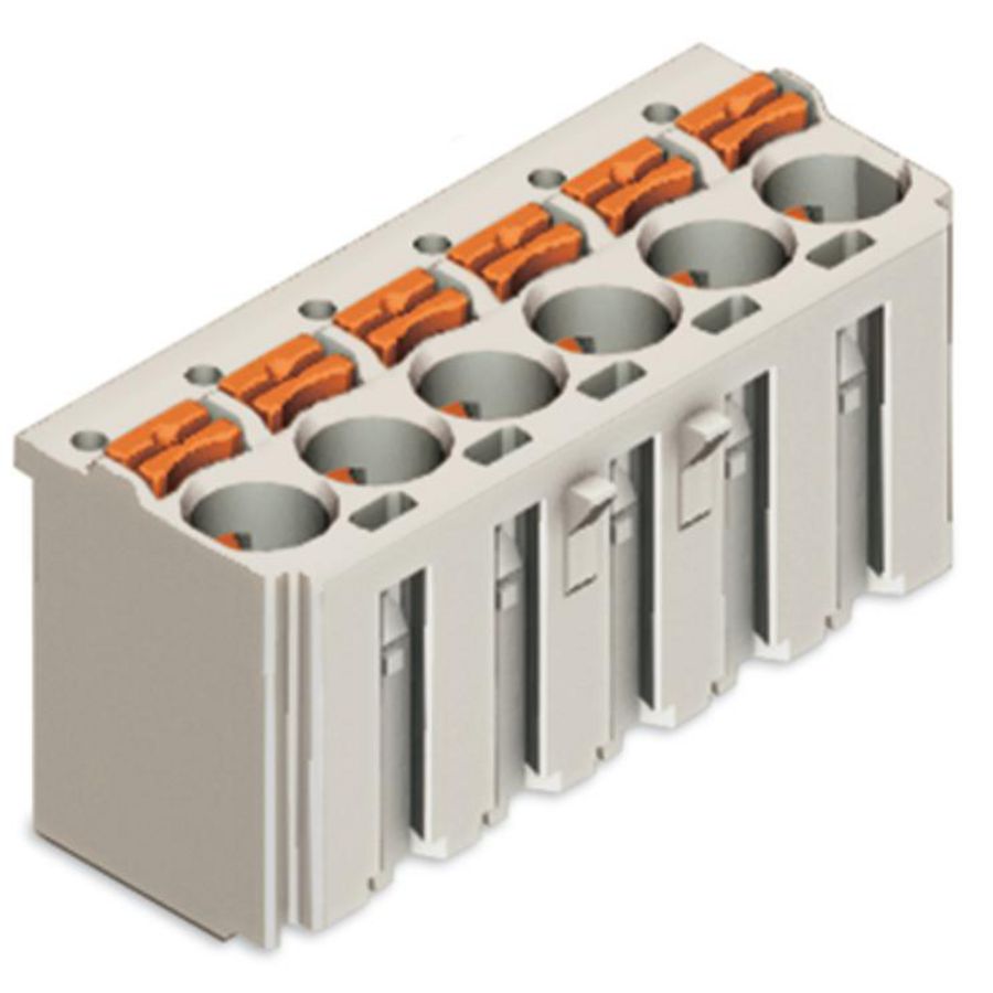 1-draads FE steker Druk lichtgrijs 2092-1126 VVE=100