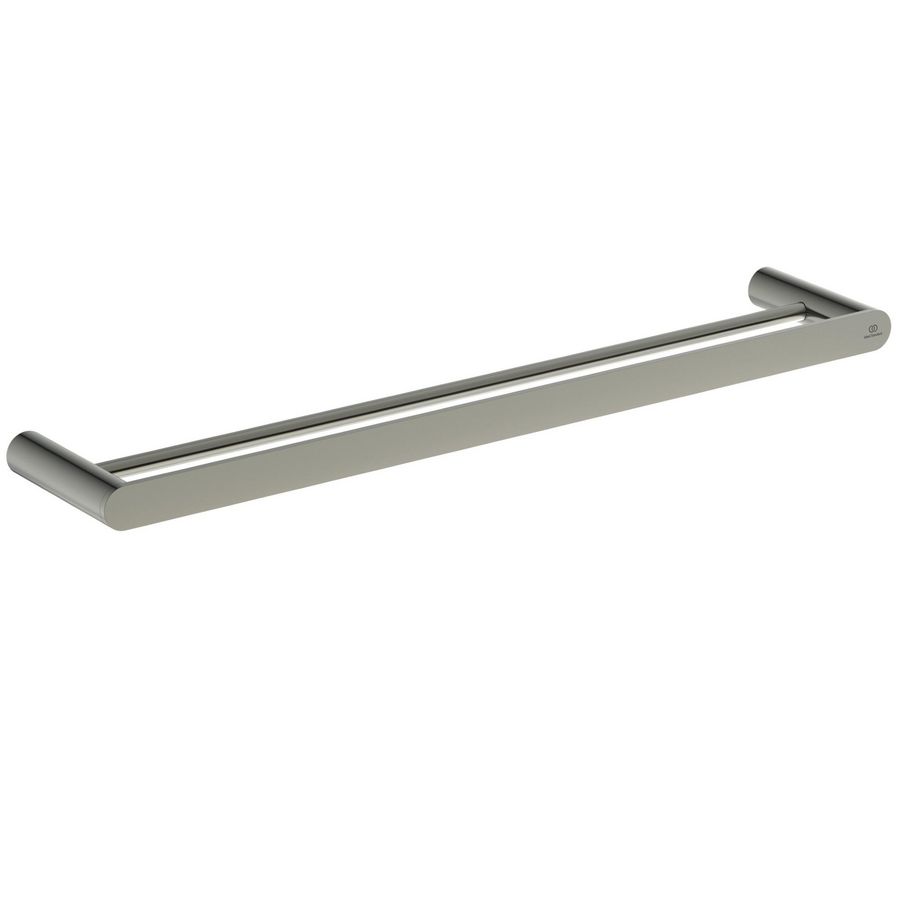 conca handdoekhouder 60cm rond dubbel silver storm (rvs look) T4501GN